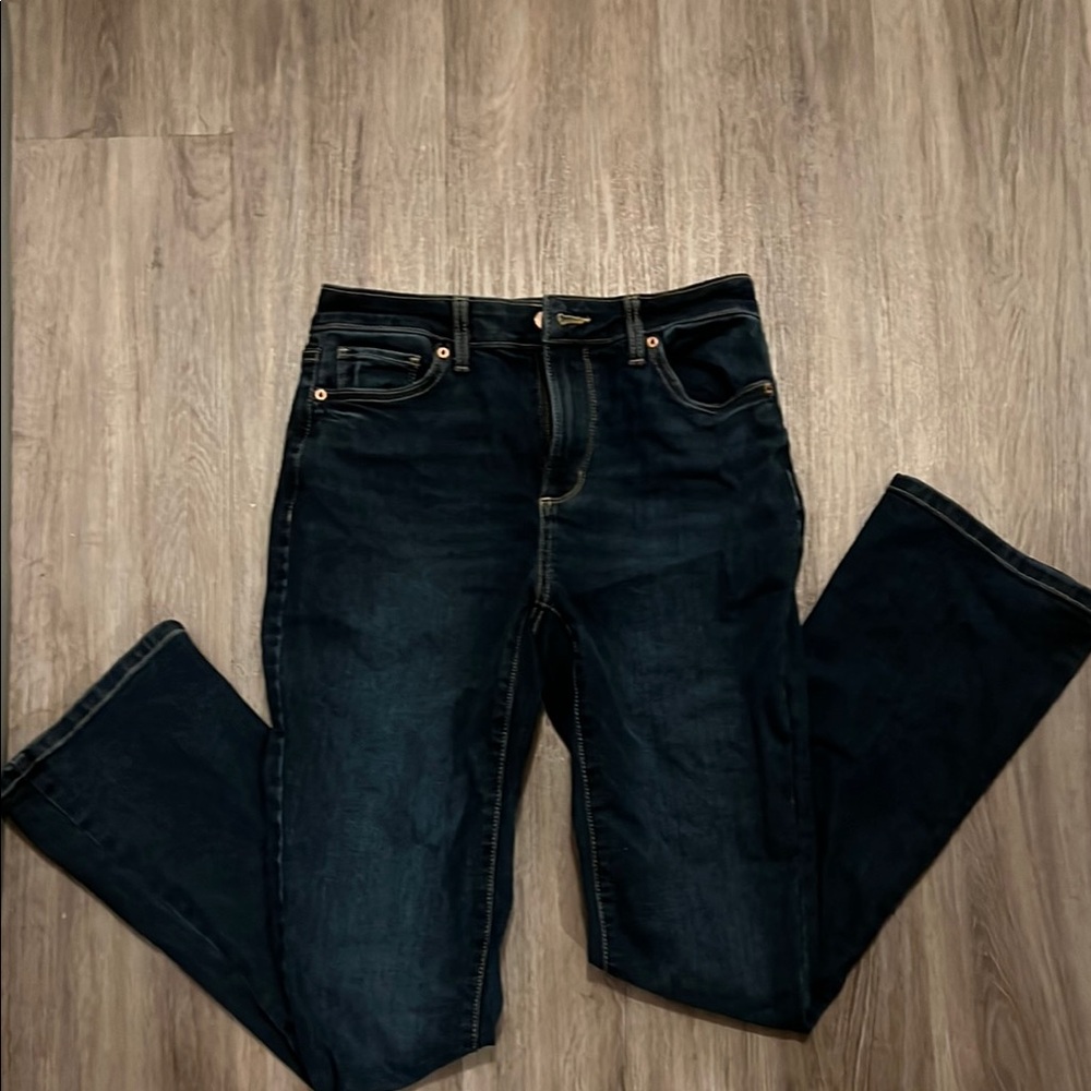 Sonoma Blue Flare Wide Leg Jeans